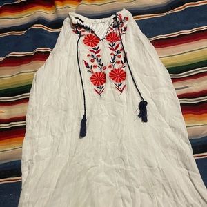 Embroidered summer dress